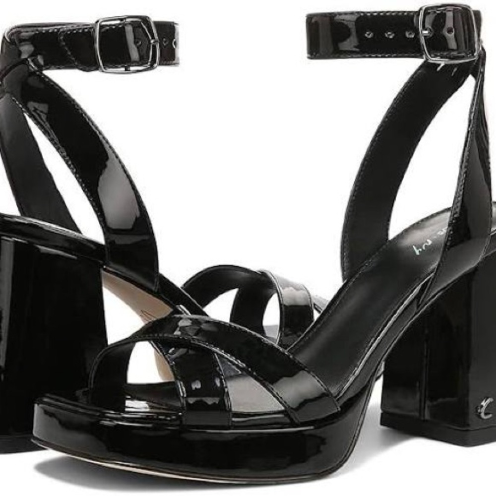 Circus by Sam Edelman Black Strappy Heels